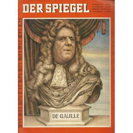 Der Spiegel Nr.14 / 27 März 1967 - De Gaulle