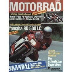 Das Motorrad Nr.14 / 4 Juli 1984 - Yamaha RD 500 LC