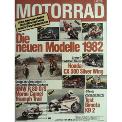 Das Motorrad Nr.19 / 16 September 1981 - Die neuen Modelle
