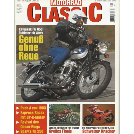 Motorrad Classic 4/99 - Juli/August 1999 - Genuß ohne Reue