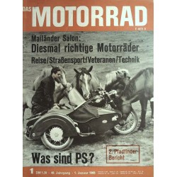 Das Motorrad Nr.1 / 1 Januar 1966 - Was sind PS?