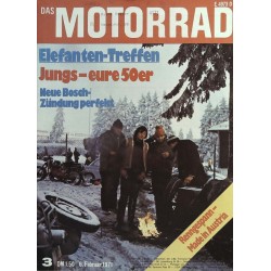 Das Motorrad Nr.3 / 6 Februar 1971 - Elefanten-Treffen