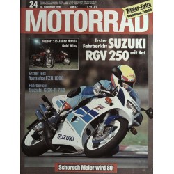 Das Motorrad Nr.24  / 10 November 1990 - Suzuki RGV 250