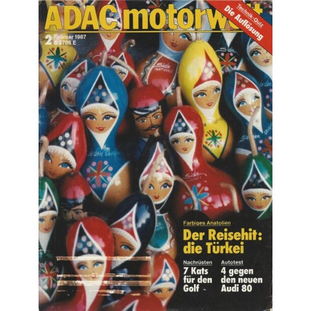 ADAC Motorwelt Heft.2 / Februar 1987 - Farbiges Anatolien