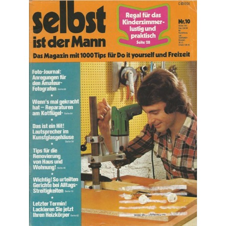 Selbst ist der Mann 10/75 Oktober 1975 - Regal fürs Kinderzimmer