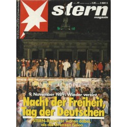 stern Heft Nr.47 / 16 November 1989 - Nacht der Freiheit