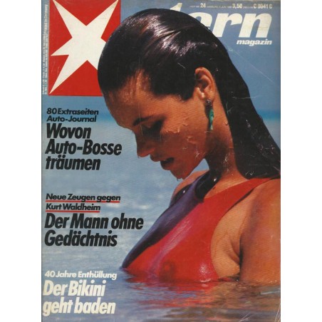 stern Heft Nr.24 / 5 Juni 1986 - Der Bikini geht baden
