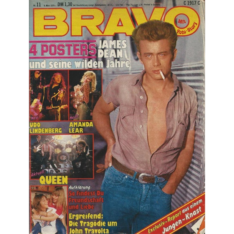BRAVO Nr.11 / 8 März 1979 - James Dean und seine wilden Jahre