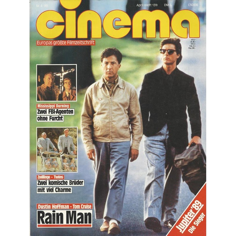 CINEMA 4/89 April 1989 - Rain Man
