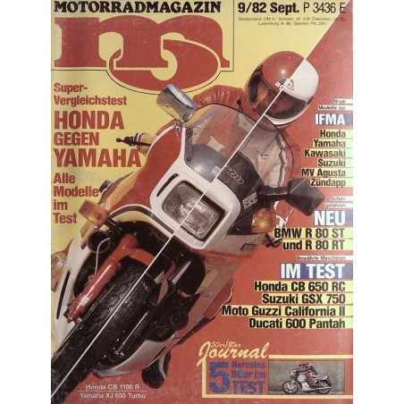 MO Heft 9 / September 1982 - Honda gegen Yamaha MO Heft 9 / September 1982 - Honda gegen Yamaha