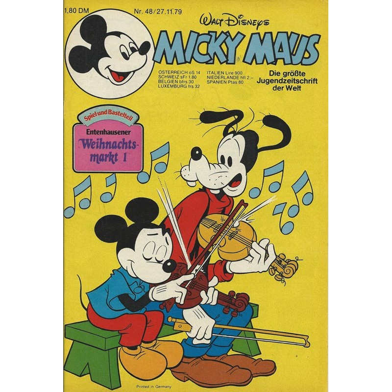 Micky Maus Nr. 48 / 27 November 1979 - Weihnachtsmarkt 1
