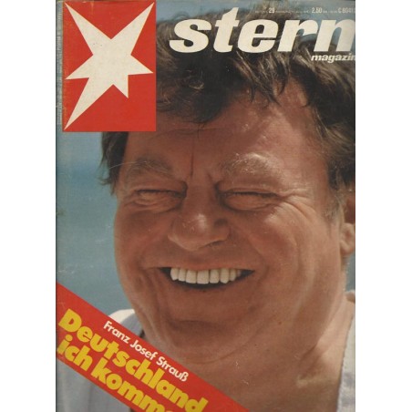 stern Heft Nr.29 / 12 Juli 1979 - Franz Josef Strauß