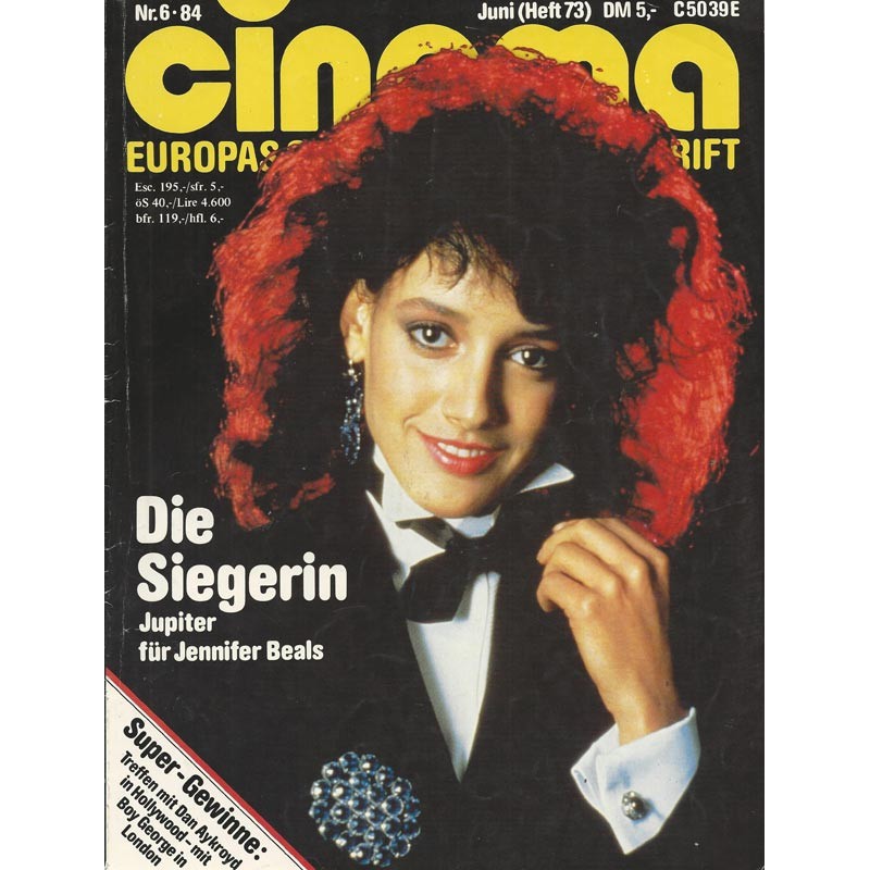 CINEMA 6/86 Juni 1984 - Die Siegerin Jennifer Beals
