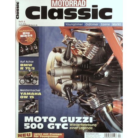 Motorrad Classic Heft 4 vom 13.04.2012 - Moto Guzzi 500 GTC Motorrad Classic Heft 4 vom 13.04.2012 - Moto Guzzi 500 GTC