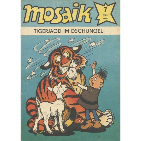 Mosaik Nr.7 / Juli 1986 - Tigerjagd im Dschungel