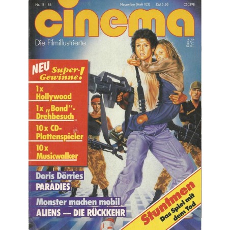 CINEMA 11/86 November 1986 - Aliens, die Rückkehr