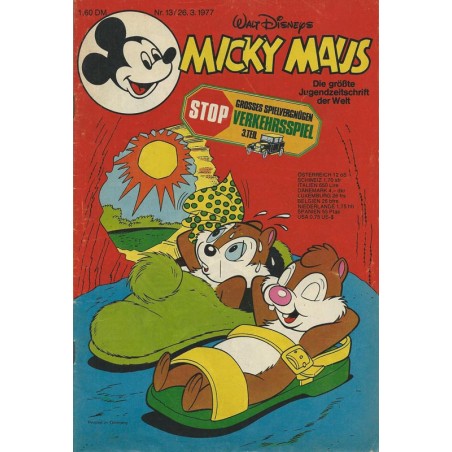 Micky Maus Nr. 13 / 26 März 1977 - Verkehrsspiel Teil.3