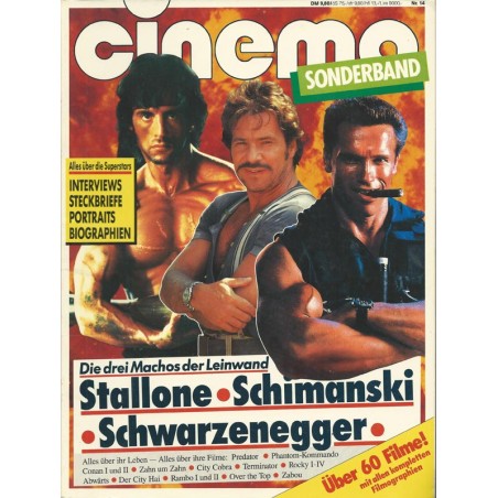 CINEMA Sonderband Nr.14 von 1987 - Stallone, Schimanski, Schwarzenegger