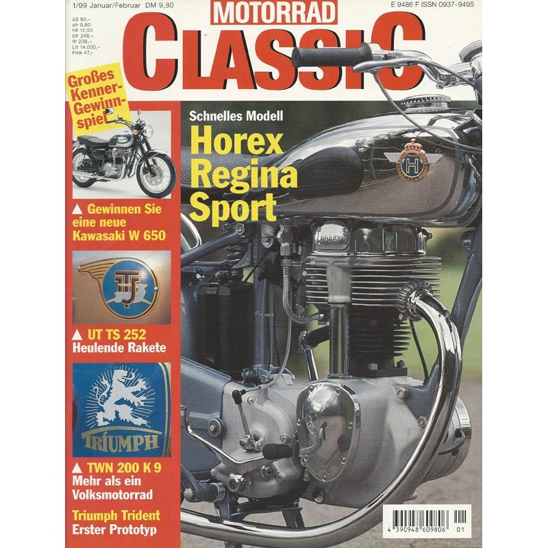 Motorrad Classic 1/99 - Januar/Februar 1999 - Horex Regina Sport