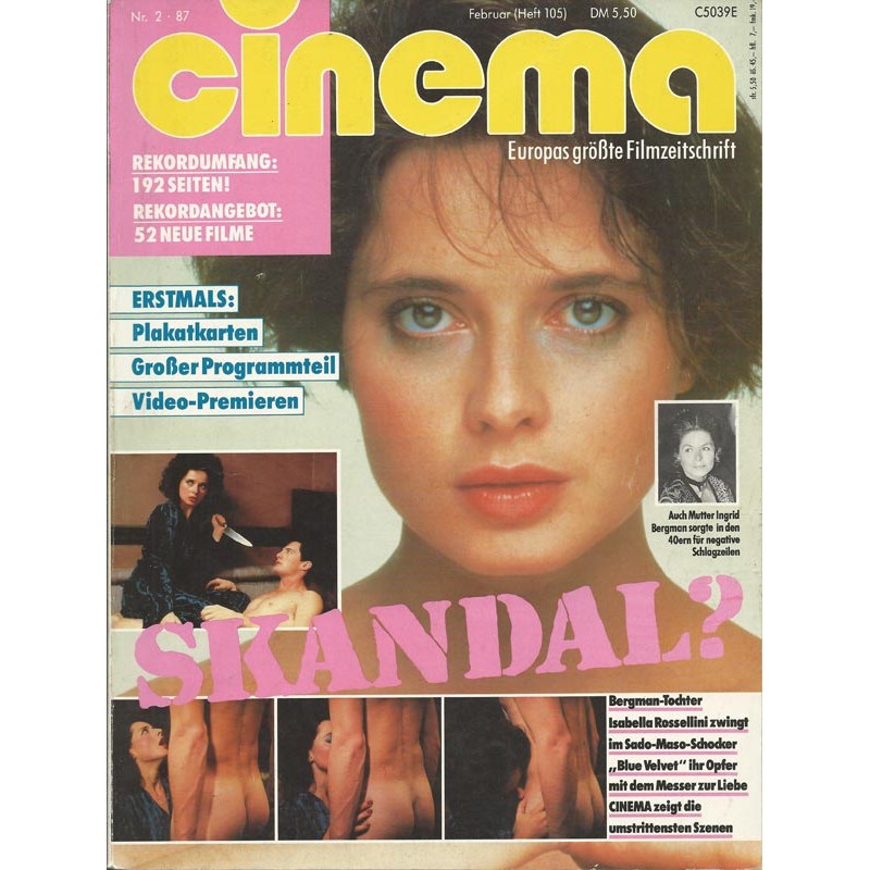 CINEMA 2/87 Februar 1987 - Skandal?