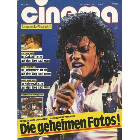 CINEMA 1/89 Januar 1989 - Michael Jackson die geheimen Fotos!