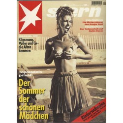 stern Heft Nr.28 / 7 Juli 1994 - Topmodels Privat