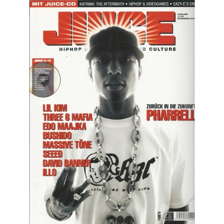 JUICE Nr.80 November / 2005 & CD 58 - Pharrell