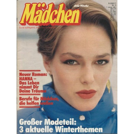 Mädchen Nr.3 /  7 Januar 1981 - Großer Modeteil