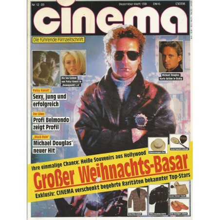 CINEMA 12/89 Dezember 1989 - Black Rain: Michael Douglas