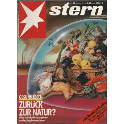 stern Heft Nr.35 / 25 August 1988 - Zurück zur Natur?