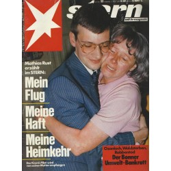 stern Heft Nr.33 / 11 August 1988 - Mathias Rust erzählt