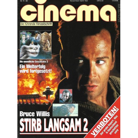 CINEMA 11/90 November 1990 - Stirb Langsam 2