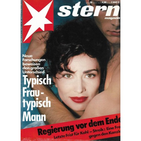 stern Heft Nr.20 / 7 Mai 1992 - Typisch Frau / typisch Mann