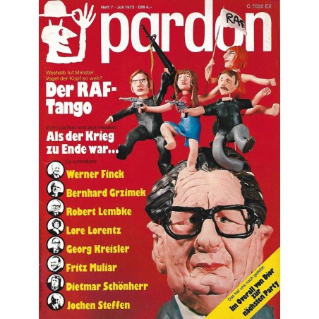 pardon Heft 7 / Juli 1975 - Der RAF-Tango