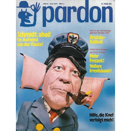 pardon Heft 6 / Juni 1975 - Schmidt ahoi!