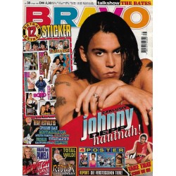 BRAVO Nr.38 / 14 September 1995 - Johnny Depp hautnah!