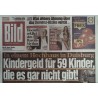 Bild Zeitung Mittwoch, 26 Februar 2025 - Kindergeld Betrug