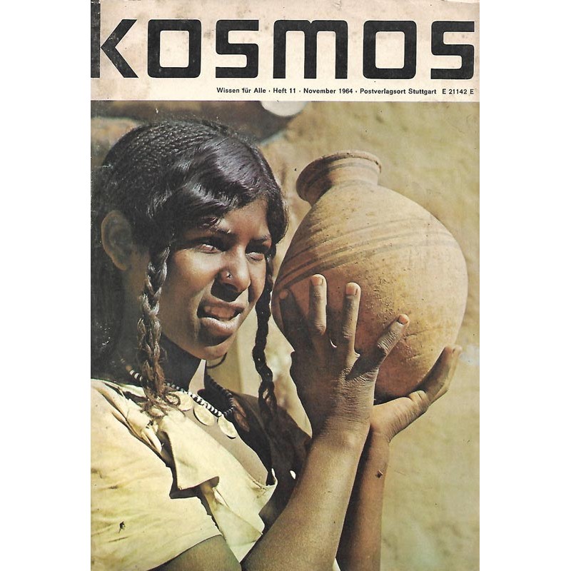 KOSMOS Heft 11 November 1964 - Mädchen aus Nordsudan