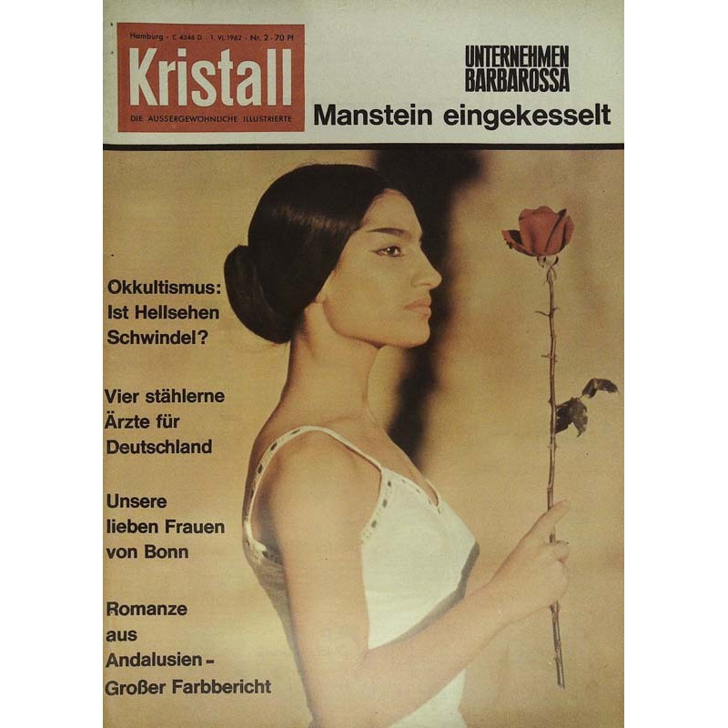 Kristall Nr. 2 von 1962 - Romanze auf Andalusien