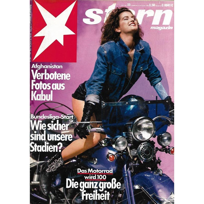stern Heft Nr.33 / 8 August 1985 - Das Motorrad wird 100