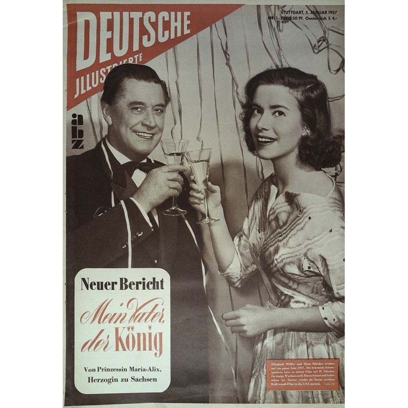 Deutsche Illustrierte Nr.1 / 5 Januar 1957 - Elisabeth Müller