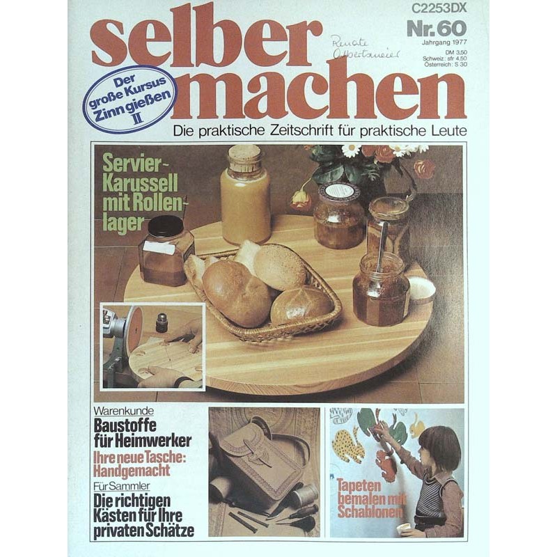 Selber machen Nr. 60 - Jahrgang 1977 - Servier Karussell