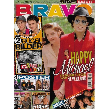 BRAVO Nr.19 / 4 Mai 1995 - Happy Michael Jackson