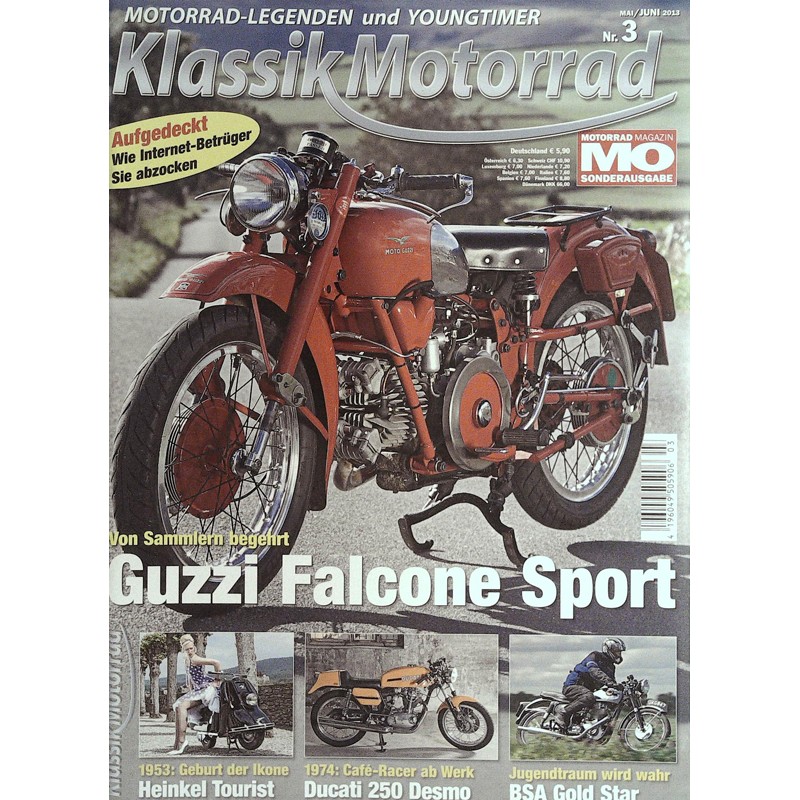 Klassik Motorrad Nr.3 Mai/Juni 2013 - Guzzi Falcone Sport