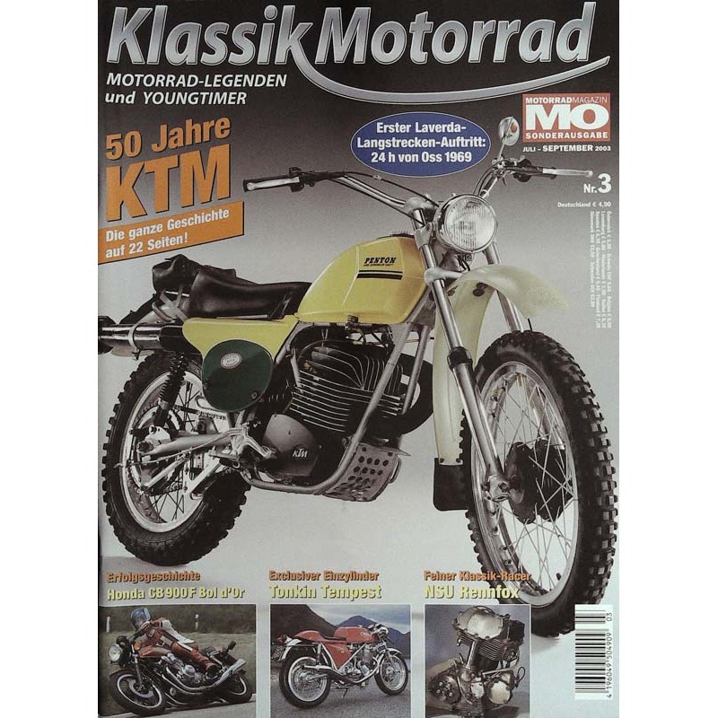 Klassik Motorrad Nr.3 Juli-September 2003 - 50 Jahre KTM