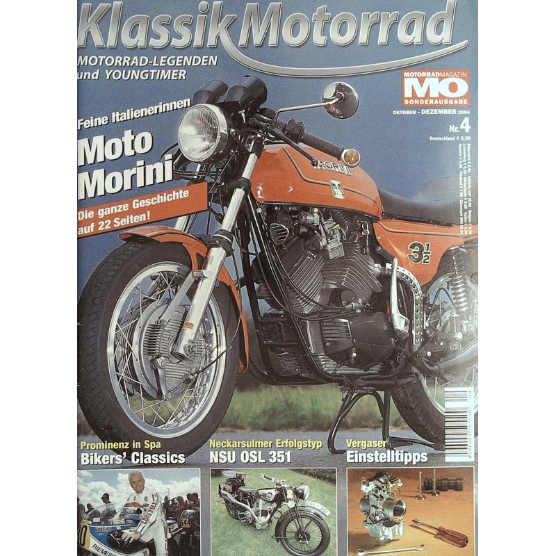 Klassik Motorrad Nr.4 Oktober-Dezember 2004 - Moto Morini