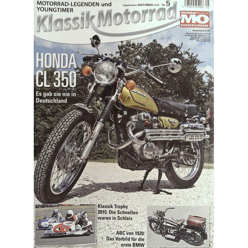 Klassik Motorrad Nr.5 September-Oktober 2015 - Honda CL 350