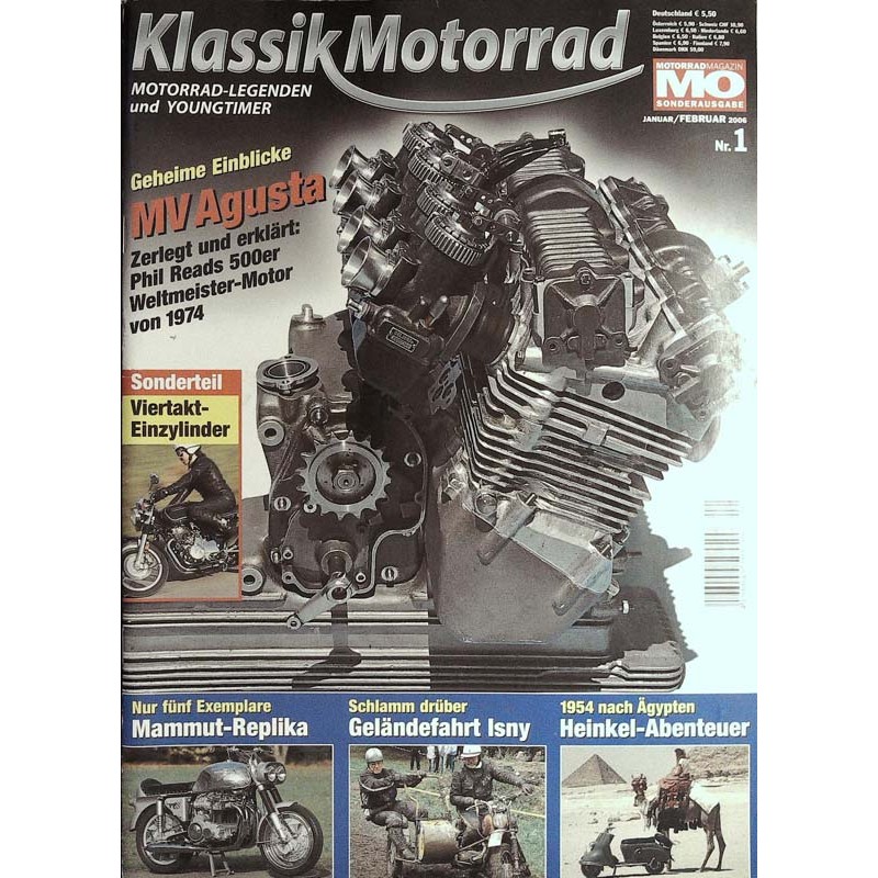 Klassik Motorrad Nr.1 Januar-Februar 2006 - MV Agusta Motor