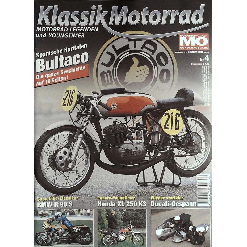 Klassik Motorrad Nr.4 Oktober-Dezember 2003 - Bultaco Spanien