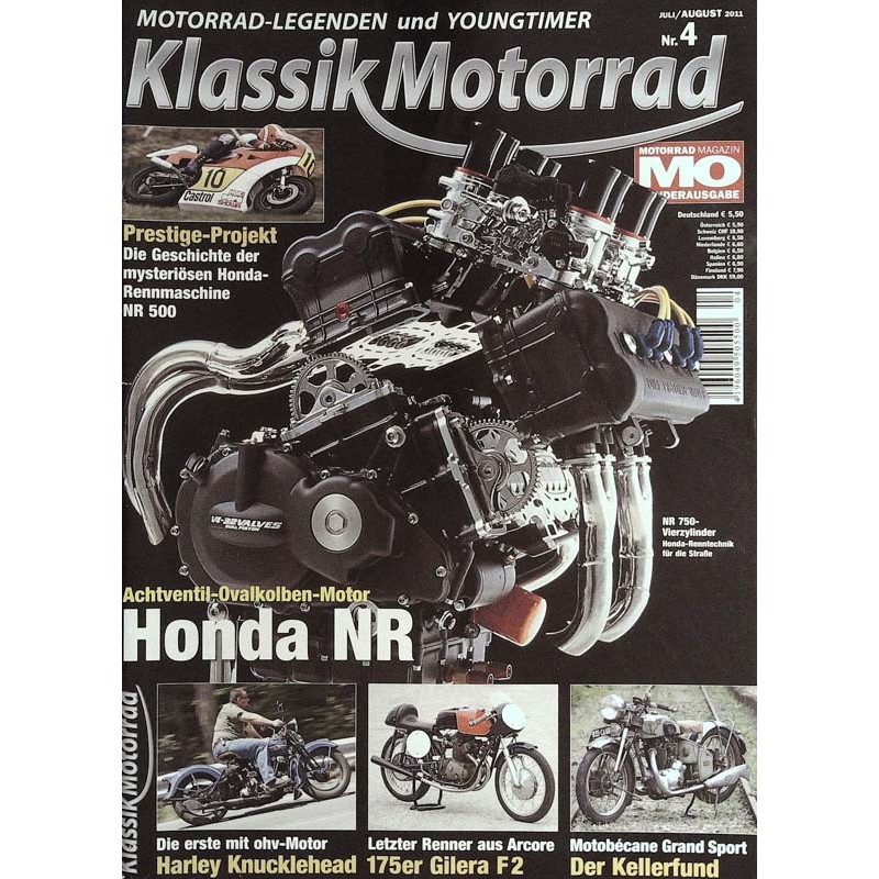 Klassik Motorrad Nr.4 Juli-August 2011 - Honda NR
